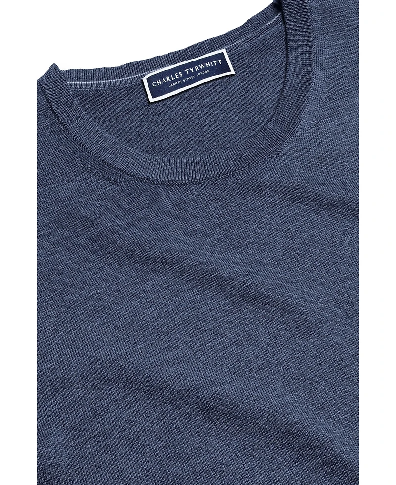 Charles Tyrwhitt Men's Pure Merino Crew Neck Sweater