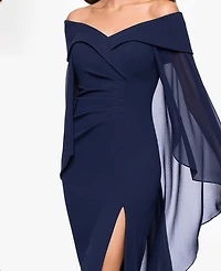 Xscape Women's Long Sleeve Maxi Dress