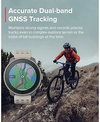 Suunto Vertical Steel Solar Gps Sports Watch with Sapphire Touchscreen, Heart Rate and Sleep Tracker - Canyon