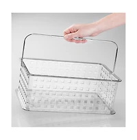 iDesign Large Stackable Shower Caddy Basket, Clear, Made in Usa