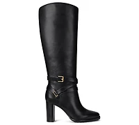 Lauren Ralph Women's Collins Stacked Heel Tall Boots