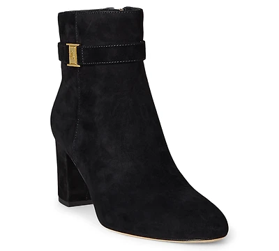 Lauren Ralph Women's Kellie Suede Heel Booties