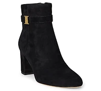 Lauren Ralph Women's Kellie Suede Heel Booties
