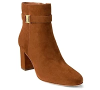 Lauren Ralph Women's Kellie Suede Heel Booties