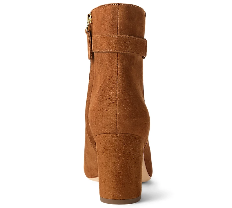 Lauren Ralph Women's Kellie Suede Heel Booties
