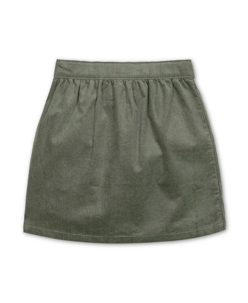 Hope & Henry Toddler Girls Organic Corduroy Button Front Skirt