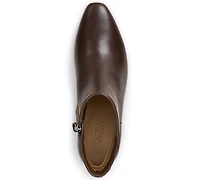 Lauren Ralph Women's Demi Burnished Leather Booties