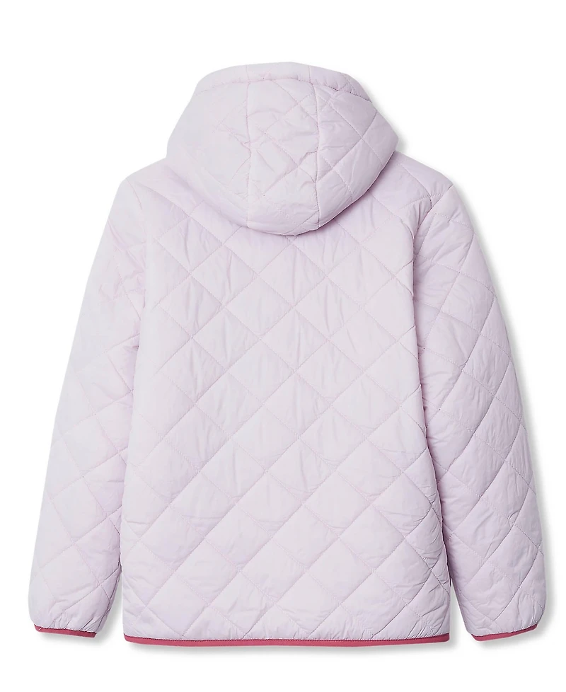 Lands' End Girls FeatherFree Reversible High Pile Insulated Jacket