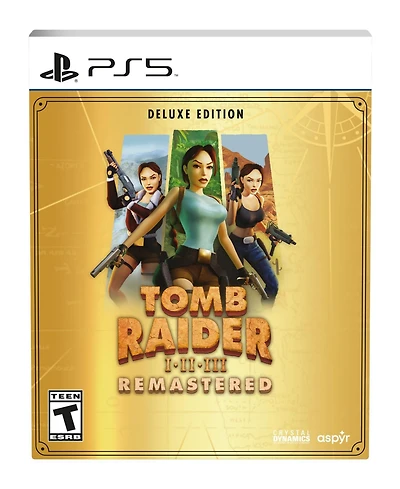 Nighthawk Interactive Tomb Raider I-iii Remastered Starring Lara Croft Deluxe Edition - PlayStation 5