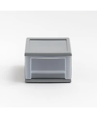 Iris Usa 6.5 Quart Gray Stackable Drawer, 5 Pack
