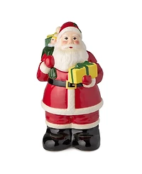 Certified International Santa's Retro Christmas 3-d Cookie Jar