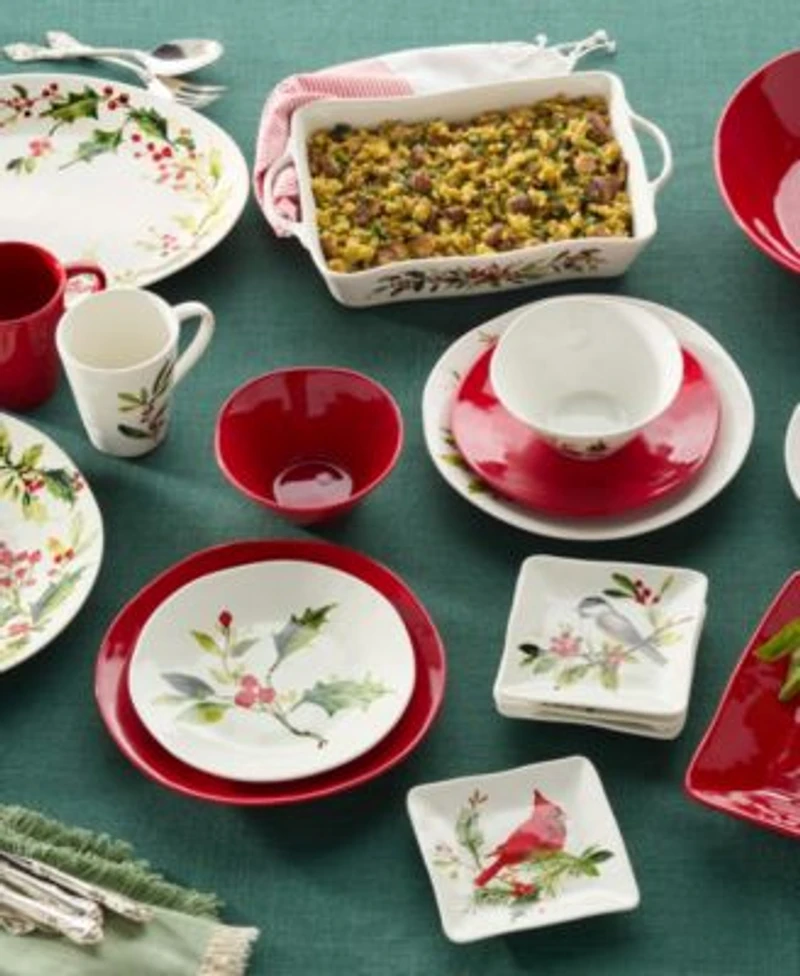 Certified International Holly Vines Christmas Dinnerware Collection