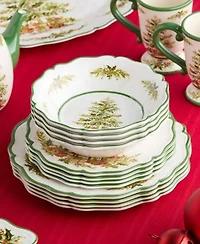 Certified International Holly Tree Christmas Dinnerware Collection