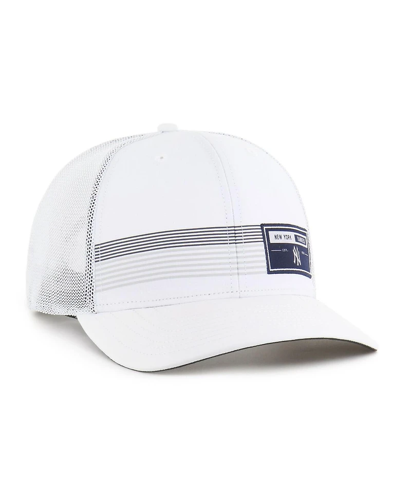 '47 Brand Men's White New York Yankees Rangefinder Brrr Trucker Adjustable Hat