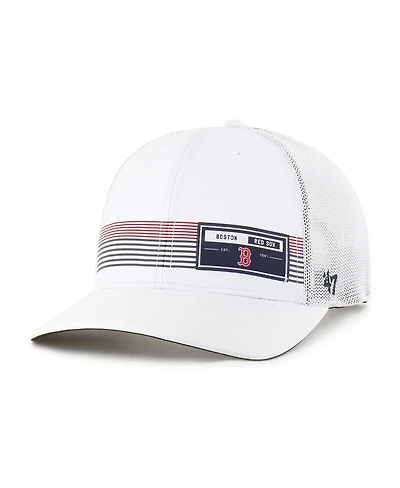 '47 Brand Men's White Boston Red Sox Rangefinder Brrr Trucker Adjustable Hat