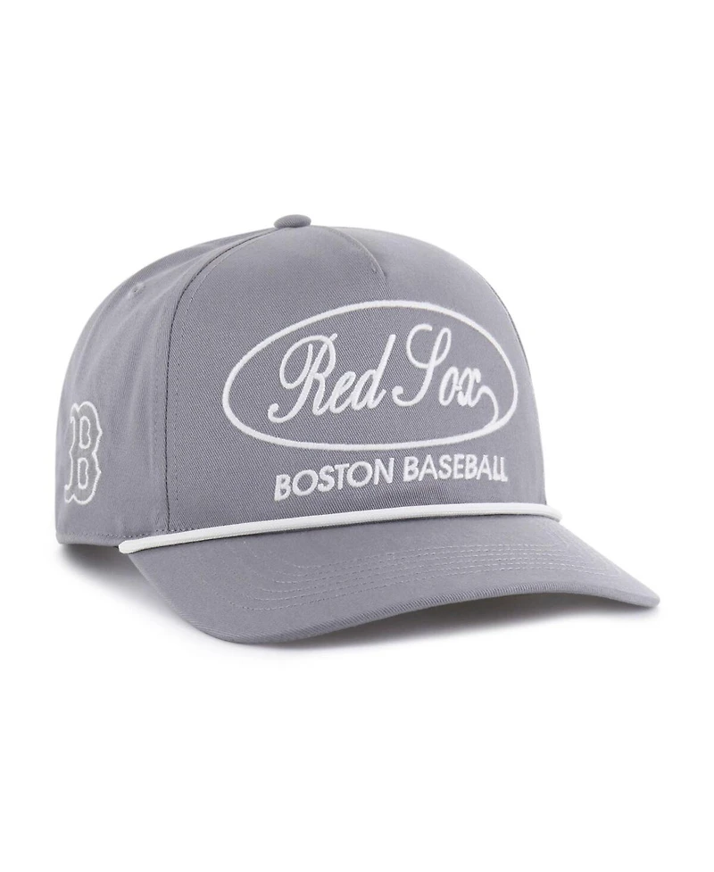 '47 Brand Men's Gray Boston Red Sox Foundational Hitch Adjustable Hat
