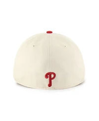 '47 Brand Men's Natural Philadelphia Phillies Crosstown Franchise Fitted Hat