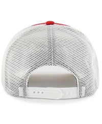 '47 Brand Men's and Women's Red Louisville Cardinals Contemporary Basics Foundation Trucker Hitch Adjustable Hat