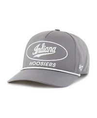 '47 Brand Men's Gray Indiana Hoosiers Contemporary Basics Foundational Rope Hitch Adjustable Hat