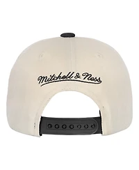 Mitchell & Ness Big Boys and Girls Cream/Black Las Vegas Raiders Across the Board Vintage Snapback Hat
