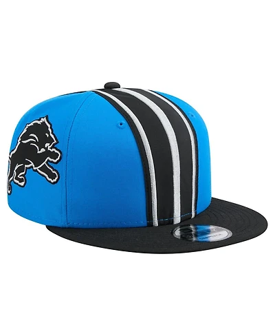 New Era Men's Blue Detroit Lions Helmet 9FIFTY Snapback Hat