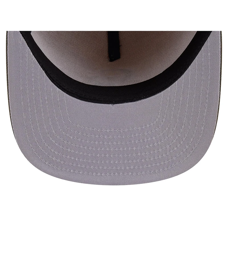 New Era Men's Light Beige/Olive Colorado Rockies Two-Tone Color Pack A-Frame 59FIFTY Fitted Hat