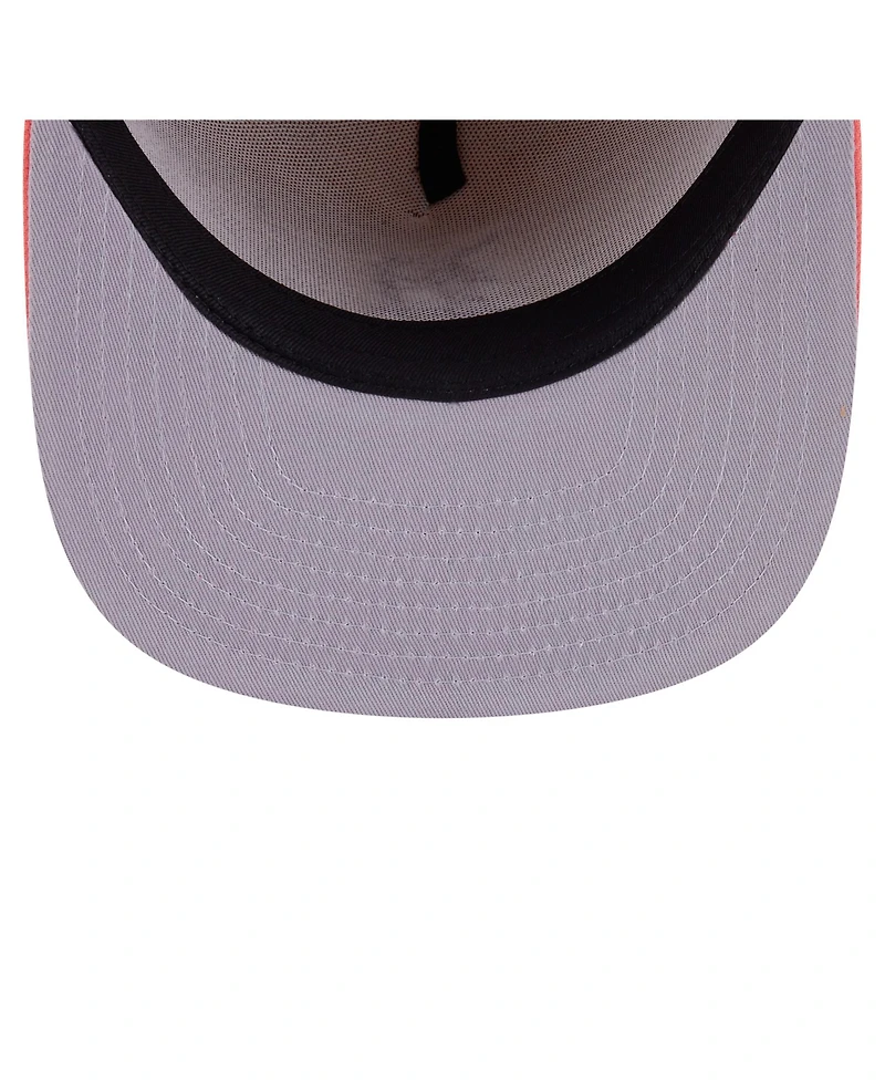 New Era Men's Light Beige/Coral Detroit Tigers Two-Tone Color Pack A-Frame 59FIFTY Fitted Hat