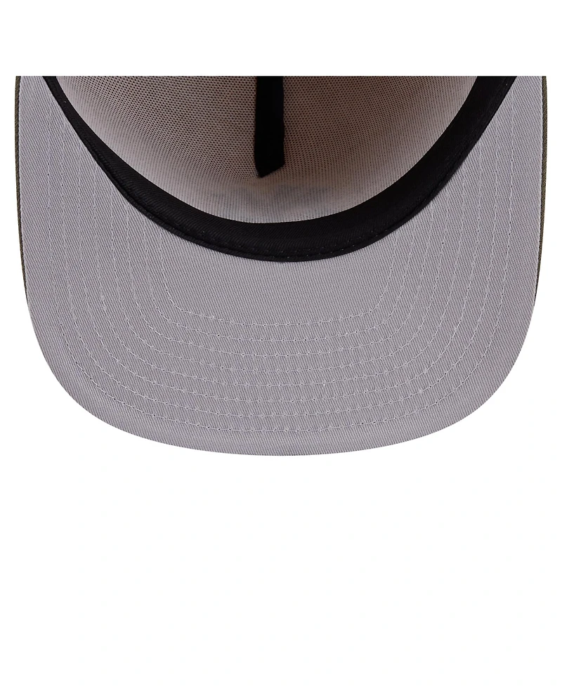 New Era Men's Light Beige/Olive York Yankees Two-Tone Color Pack A-Frame 59FIFTY Fitted Hat