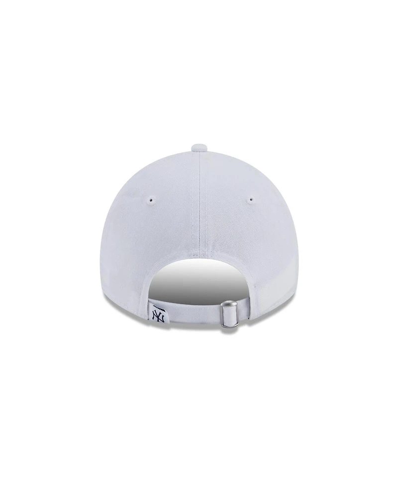 New Era Women's White New York Yankees Team Fan 9TWENTY Adjustable Hat