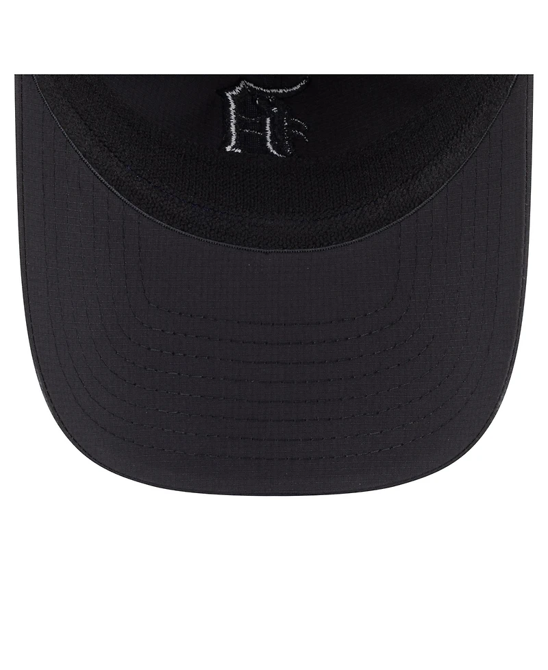 New Era Men's Black Detroit Tigers Ripstop Casual Classic Adjustable Hat