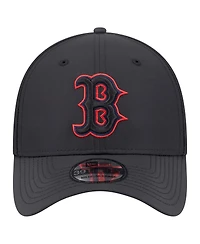 New Era Men's Black Boston Red Sox Night 39THIRTY Flex Hat