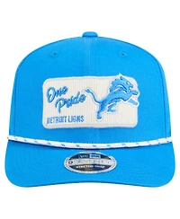 New Era Men's Blue Detroit Lions Chant 9SEVENTY Stretch-Snap Hat