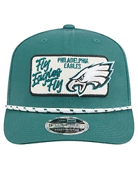 New Era Men's Midnight Green Philadelphia Eagles Chant 9SEVENTY Stretch-Snap Hat