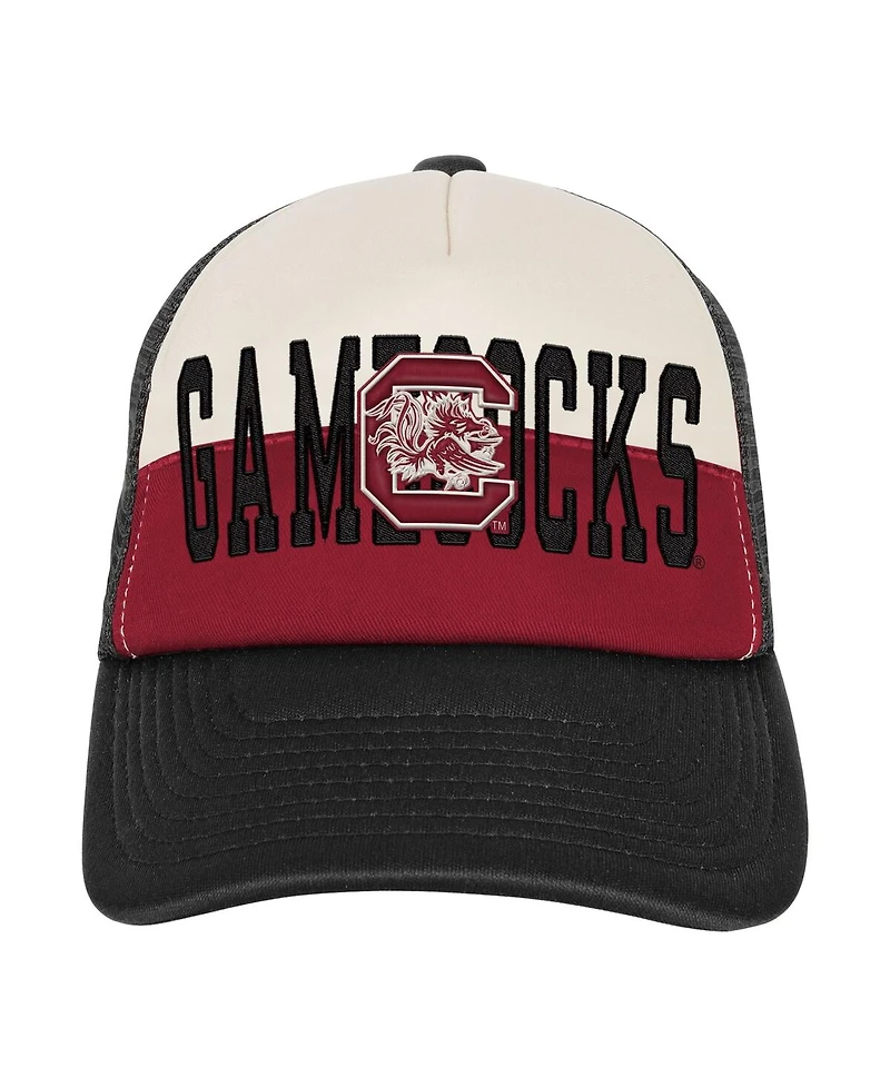 Outerstuff Big Boys and Girls Garnet/Cream South Carolina Gamecocks Modern Fan Trucker Adjustable Hat