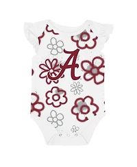 Outerstuff Baby Boys and Girls 2-Piece Crimson/White Alabama Crimson Tide Little Sunshine Bodysuit Set
