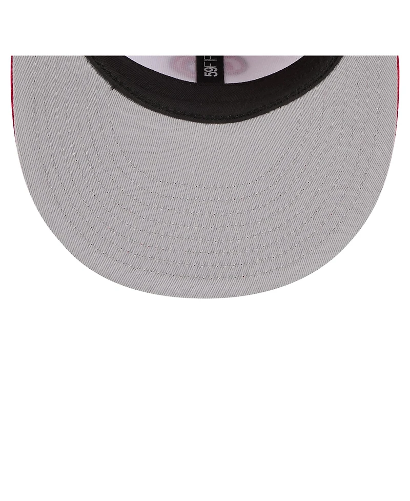 New Era Men's White/Red Philadelphia Phillies Repeat 59FIFTY Fitted Hat