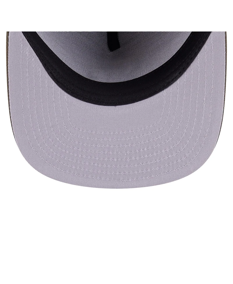 New Era Men's Olive Colorado Rockies Color Pack A-Frame 59FIFTY Fitted Hat