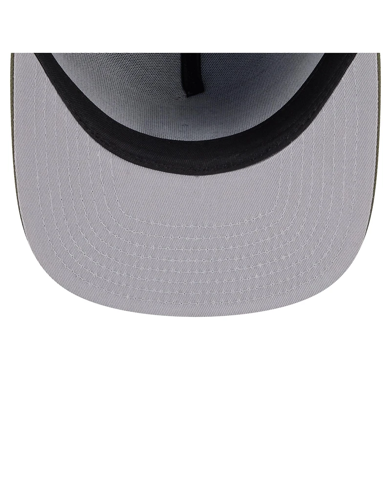New Era Men's Olive Seattle Mariners Color Pack A-Frame 59FIFTY Fitted Hat