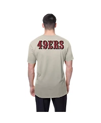 New Era Men's Light Beige San Francisco 49ers Multi Patch T-Shirt