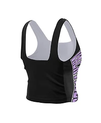 New Era Women's Eclipse Black/White Golden State Valkyries Reversible Cropped Sport Classics Tank Top