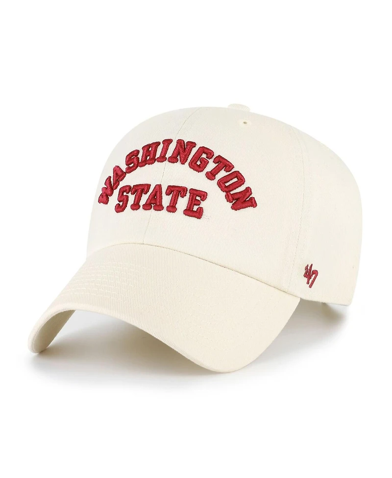 '47 Brand Men's Sand Washington State Cougars Vault Clean Up Adjustable Hat
