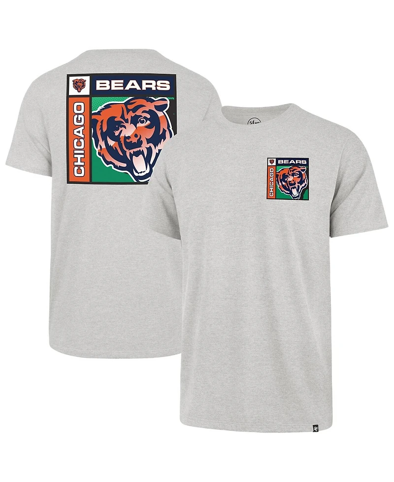 '47 Brand Men's Gray Chicago Bears Chrome Plate Franklin T-Shirt