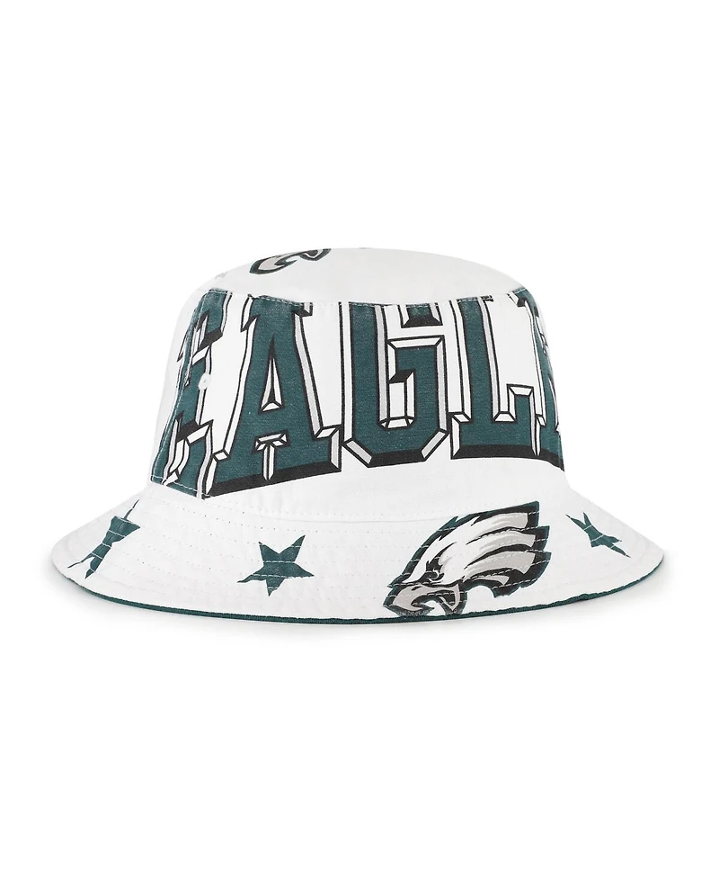 '47 Brand Women's White Philadelphia Eagles Energize Bucket Hat