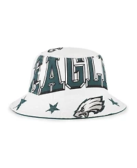 '47 Brand Women's White Philadelphia Eagles Energize Bucket Hat