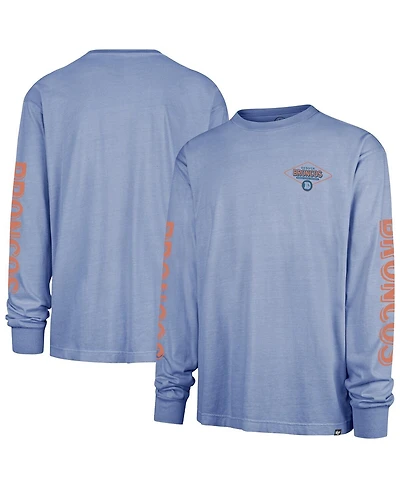 '47 Brand Men's Blue Denver Broncos Cairn Ravine Foundation Throwback Long Sleeve T-Shirt