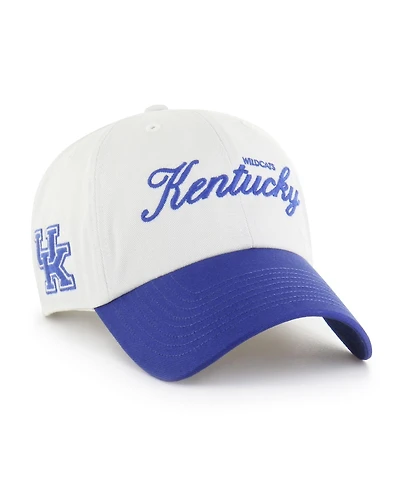 '47 Brand Men's White Kentucky Wildcats Contemporary Basics Foundation Clean Up Adjustable Hat