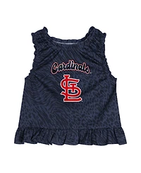 Outerstuff Baby Boys and Girls Navy St. Louis Cardinals Playground Dress Bloomers Set