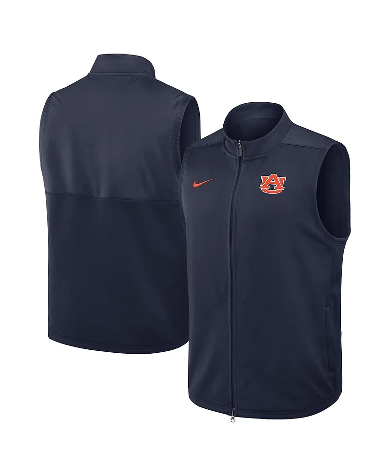 Nike Men's Navy Auburn Tigers Primetime Victory Full Zip Vest