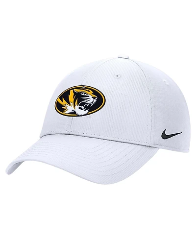 Nike Men's White Missouri Tigers 2025 On-Field Club Performance Adjustable Hat