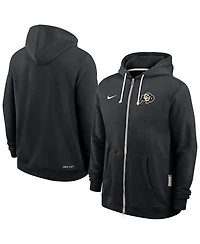 Nike Men's Black Colorado Buffaloes 2025 Sideline Performance Full-Zip Hoodie